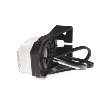 Lampa obrysowa biała LED z odblaskiem, uchwytem kątowym i przewodem 2x0,75 mm²